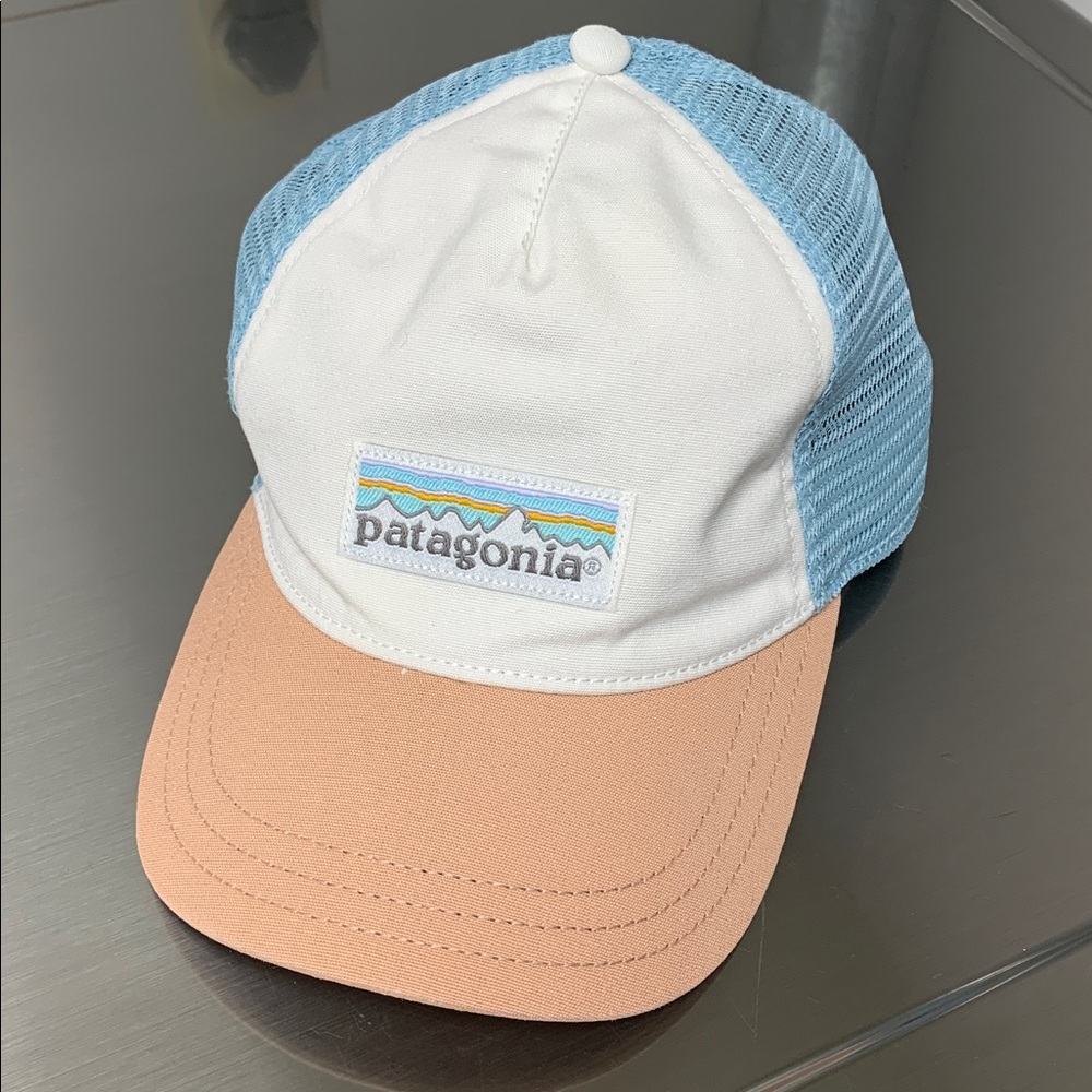 Patagonia  Trucker Hat white and blue